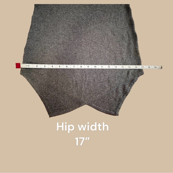 Express Gray With Silver Glitter, Tunic Women’s Size Small - Picture 6 of 11